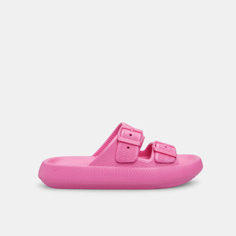Zapatillas de plataforma de mujer con tiras, Fucsia Zapatillas de plataforma de mujer con tiras, Fucsia